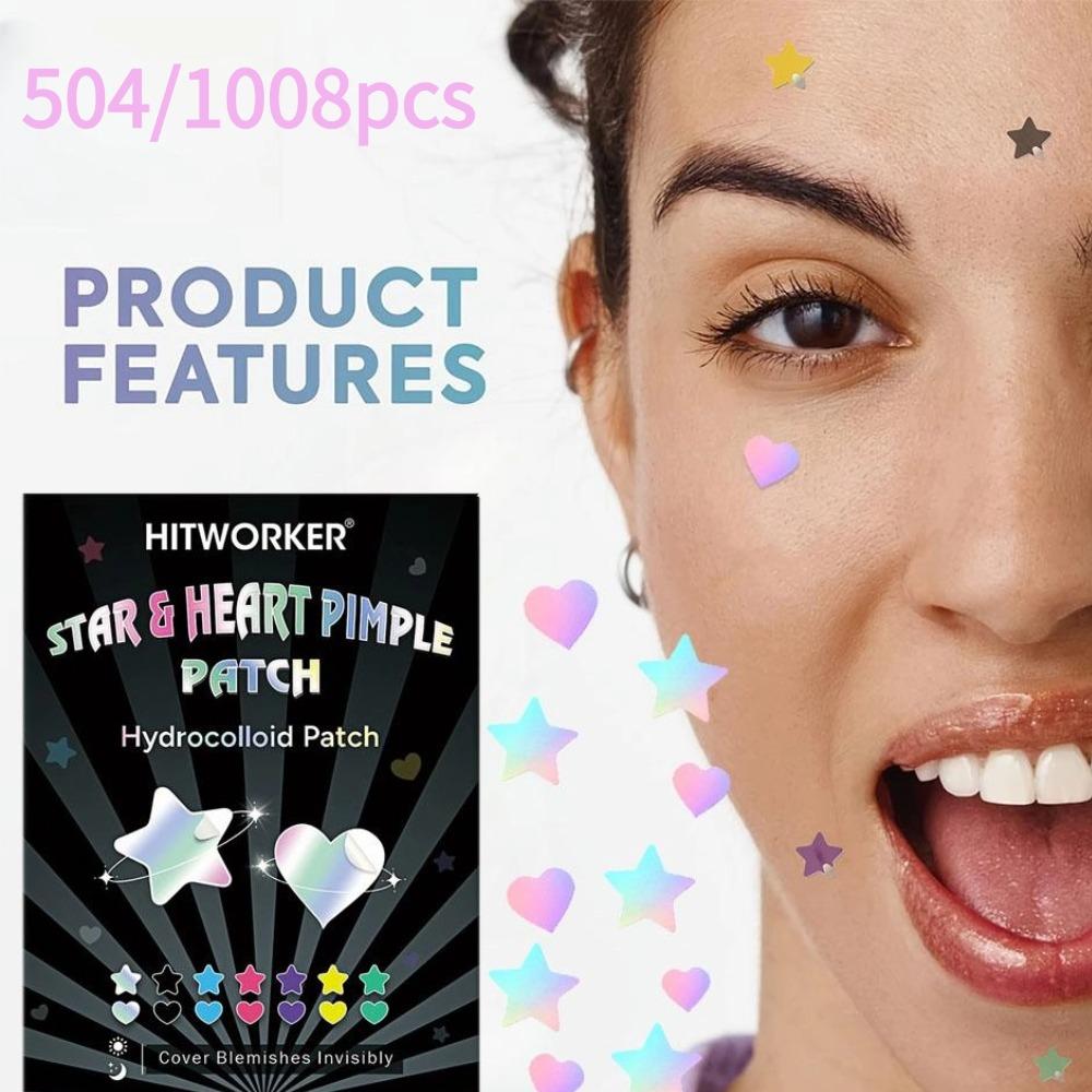 Hydrocolloid Acne Patch - 504/1008 Buah Tambalan Jerawat Hidrokoloid Bintang