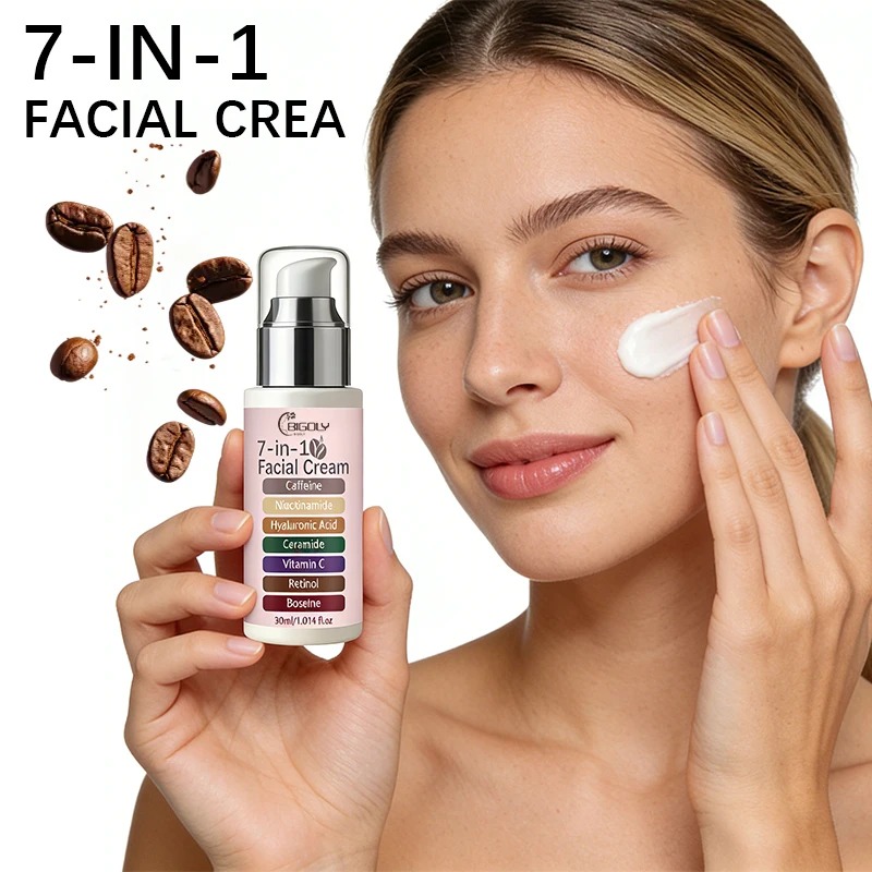 Skincare Vitamin C - Krim Esens 7-in-1 30ml, Melembapkan dan