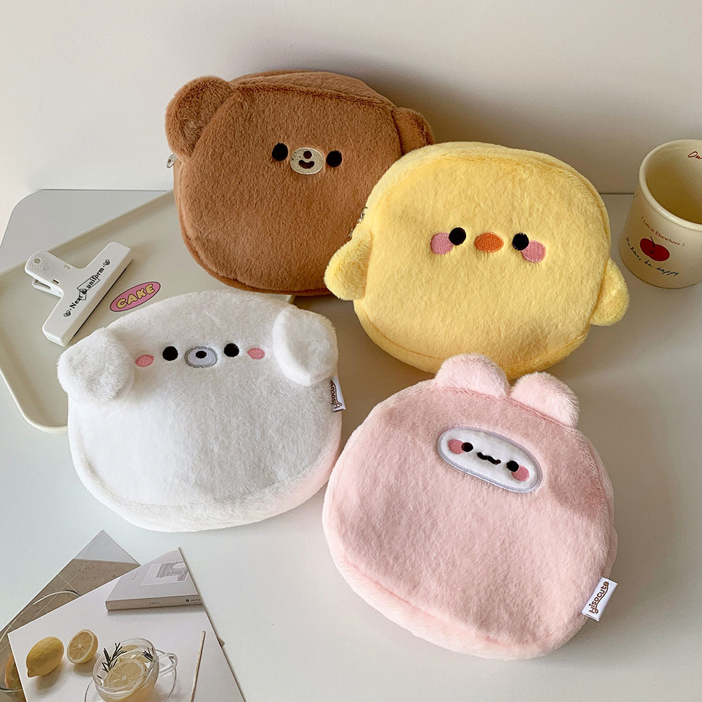 Skincare Animate - Tas Makeup Boneka Kartun Gadis Lucu,
