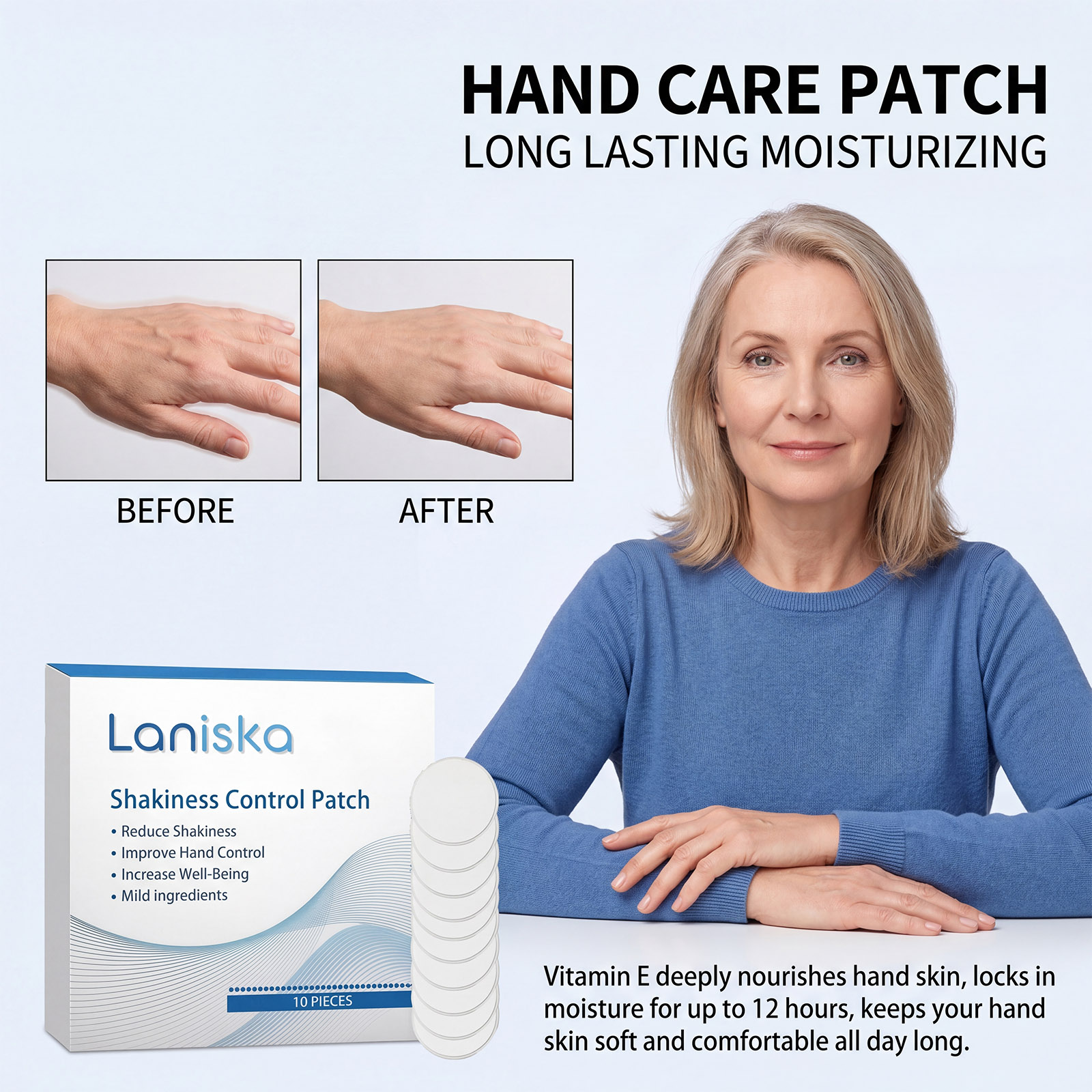 Skincare Natur E - Patch Perawatan Tangan Alami Lembut Nyaman