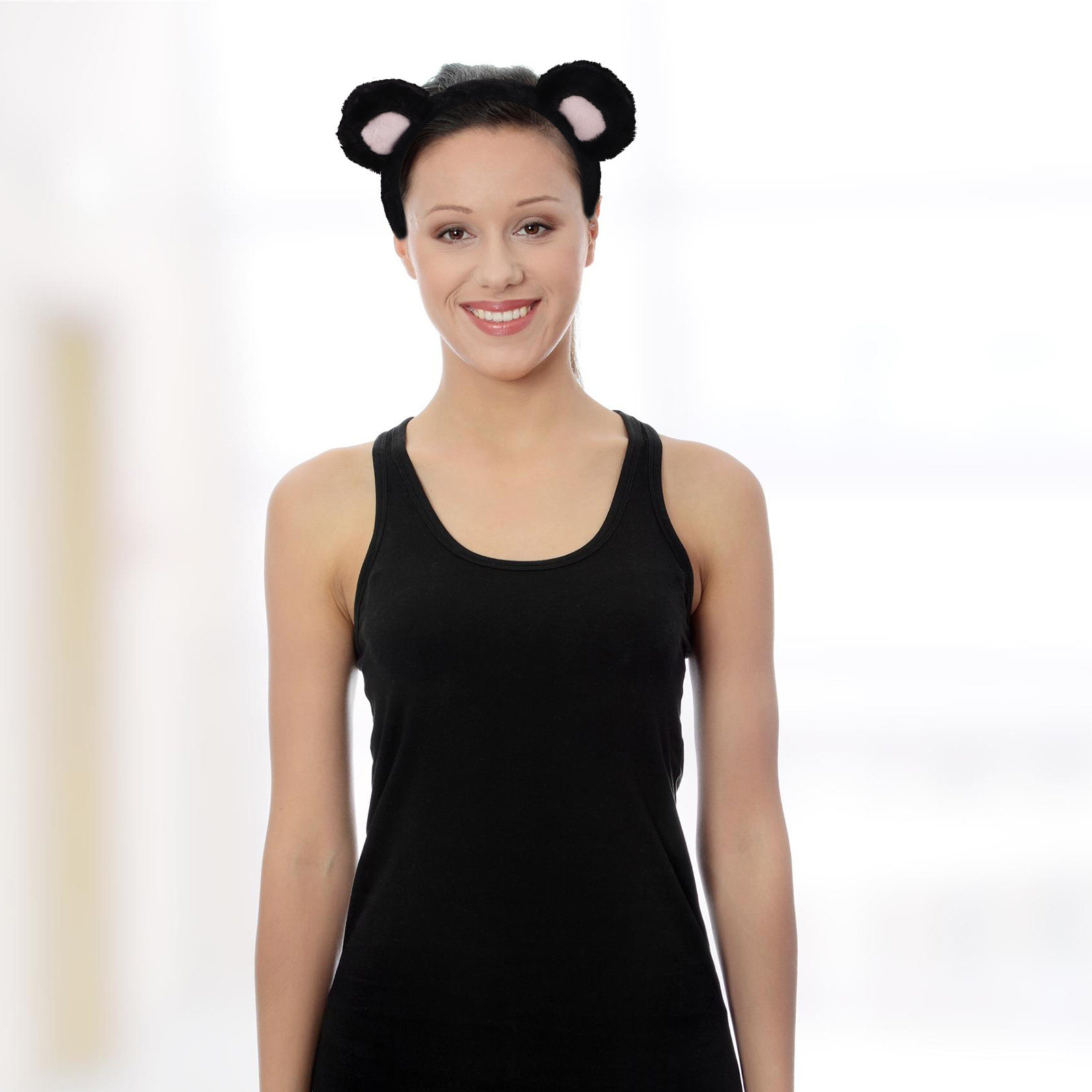 Skincare Animate - 2Pcs Headband Telinga Hewan Beruang Tikus,
