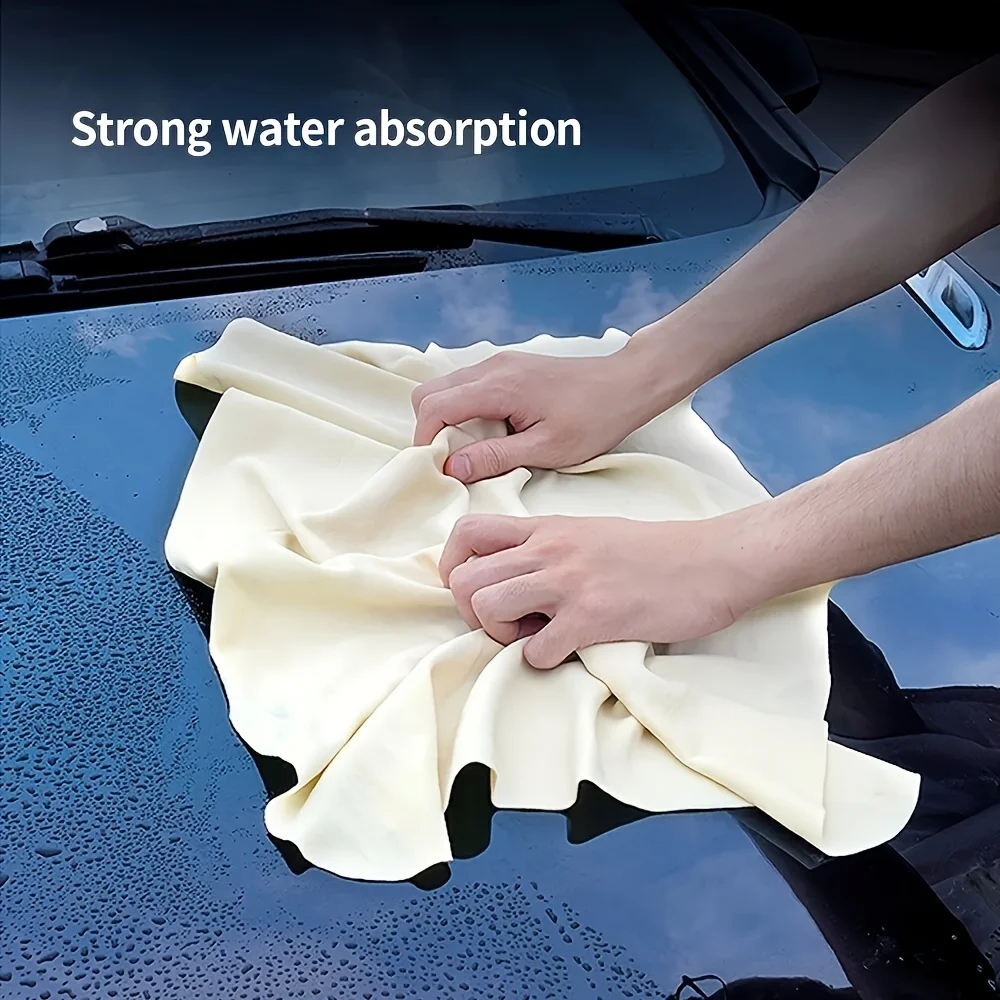 Skincare Natur E - Kain Pembersih Perawatan Mobil Kulit Chamois