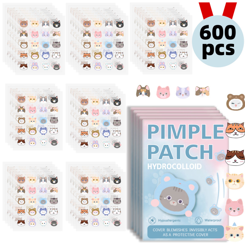 Skincare Animate - 600 buah stiker perawatan kulit berbentuk