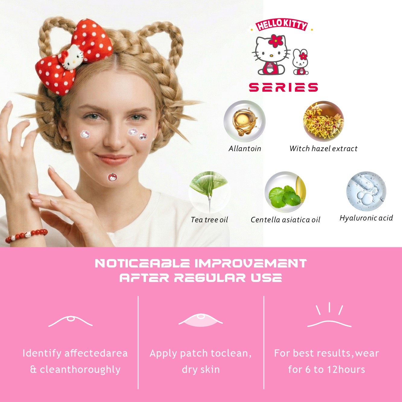 120PCS Hello Kitty Acne Patche - Hydrocolloid Acne Patch ulasan dan harga