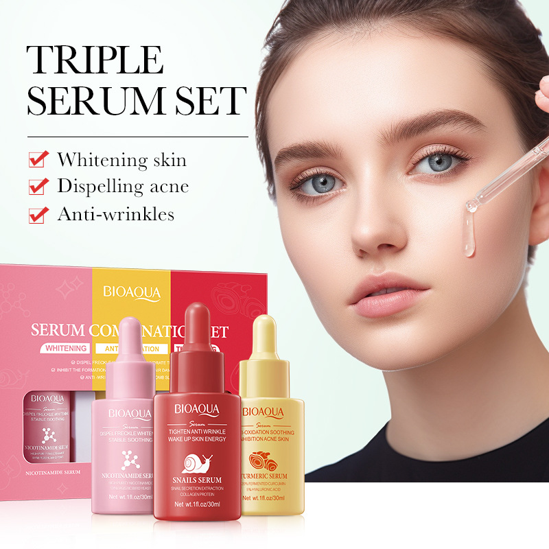 BIOAQUA Vitamin C Retinol, set - Skincare Vitamin C ulasan dan harga