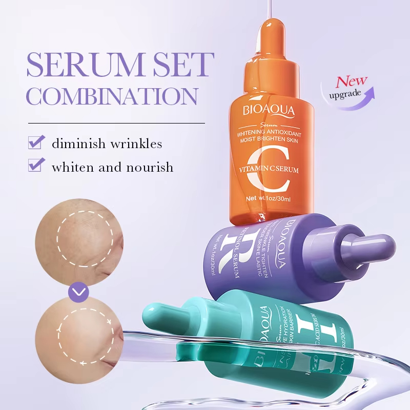 BIOAQUA Vitamin C Retinol, set - Skincare Vitamin C ulasan dan harga