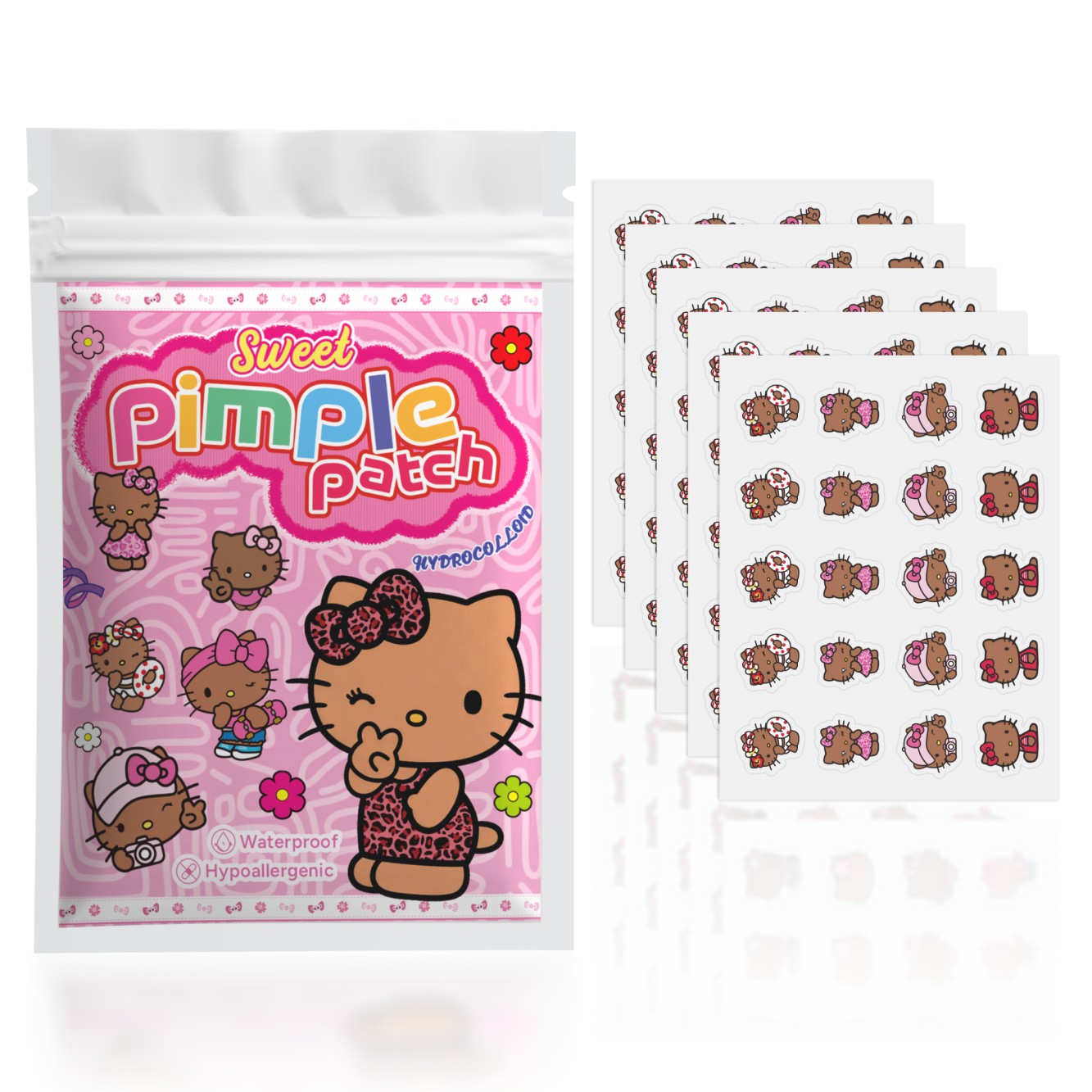 100PCS Hello Kitty Acne Patche - Hydrocolloid Acne Patch ulasan dan harga