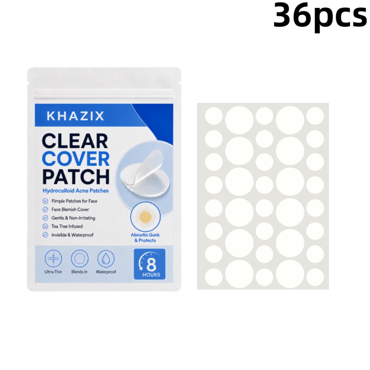 36 Buah Stiker Jerawat Hidroko - Hydrocolloid Acne Patch ulasan dan harga