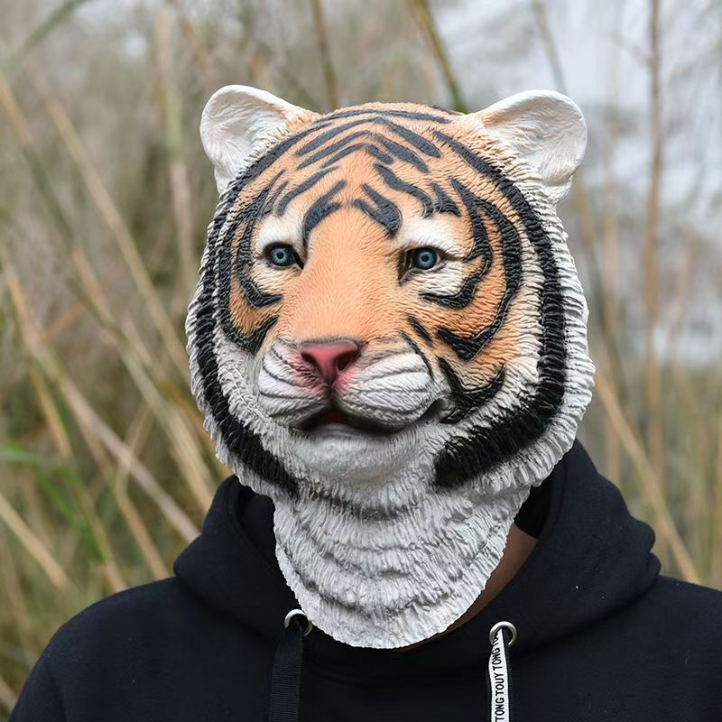 Topeng Kepala Harimau Mirip As - Skincare Pigeon ulasan dan harga
