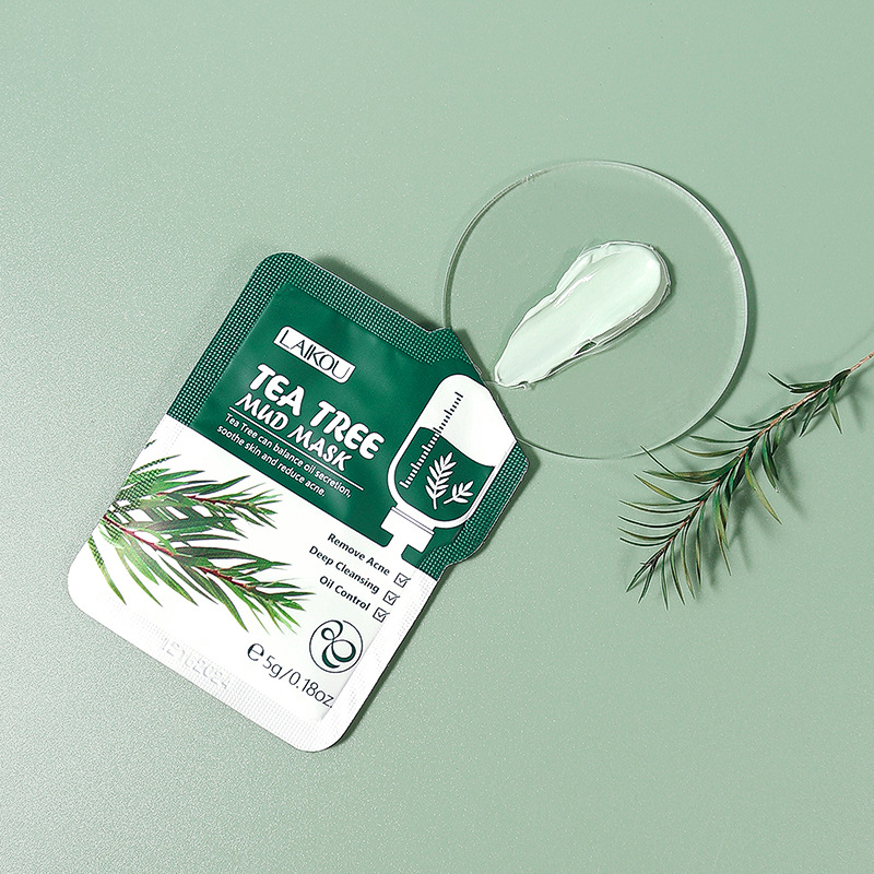 30pcs Masker Lumpur Tea Tree P - Bentonite Clay Mask ulasan dan harga
