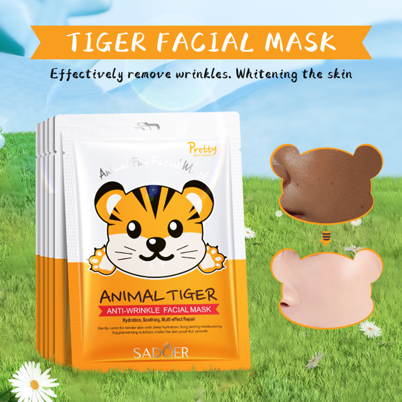 5 Buah Masker Pola Hewan SADOE - Skincare Animate ulasan dan harga