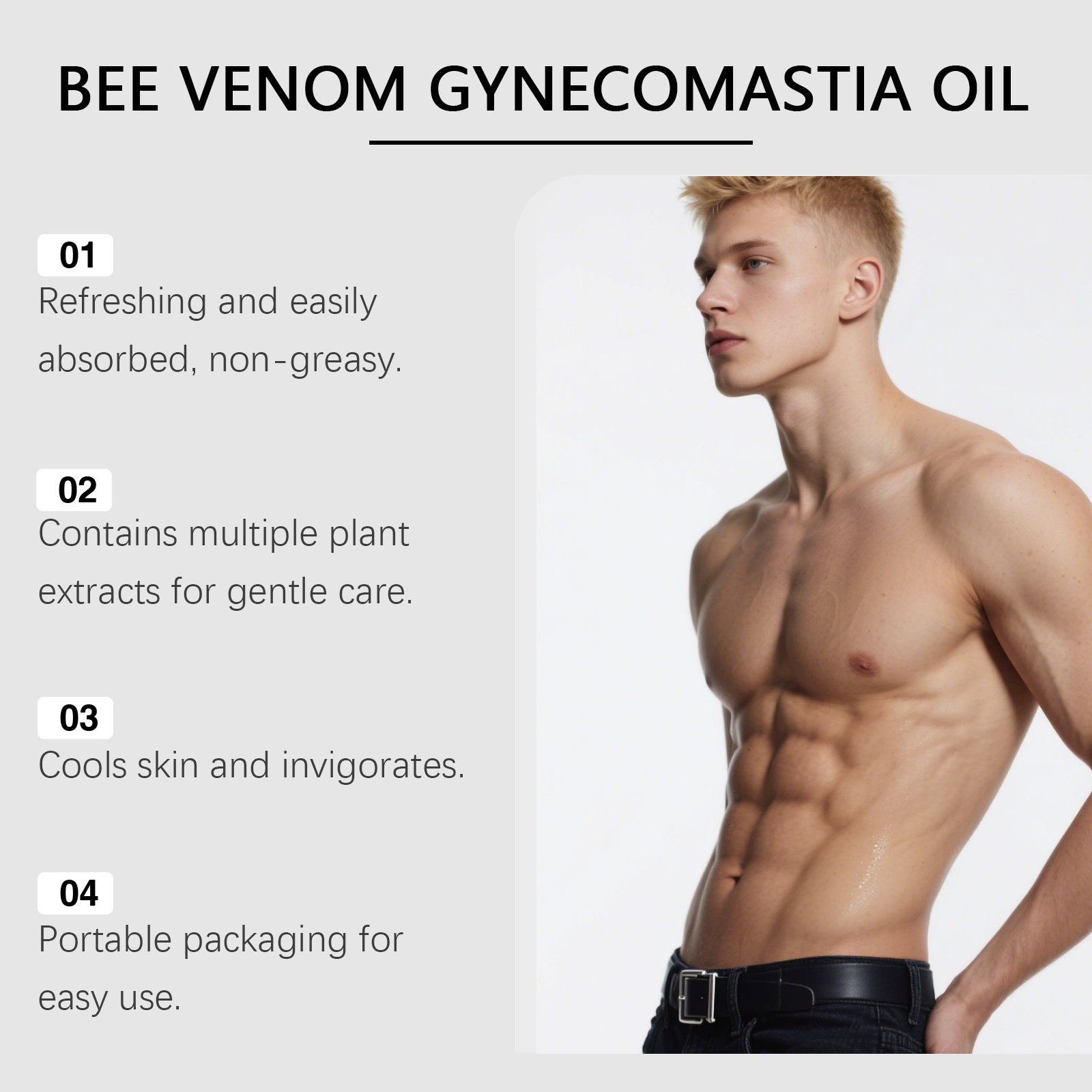 Minyak Gynecomastia Racun Leba - Skincare Natur E ulasan dan harga