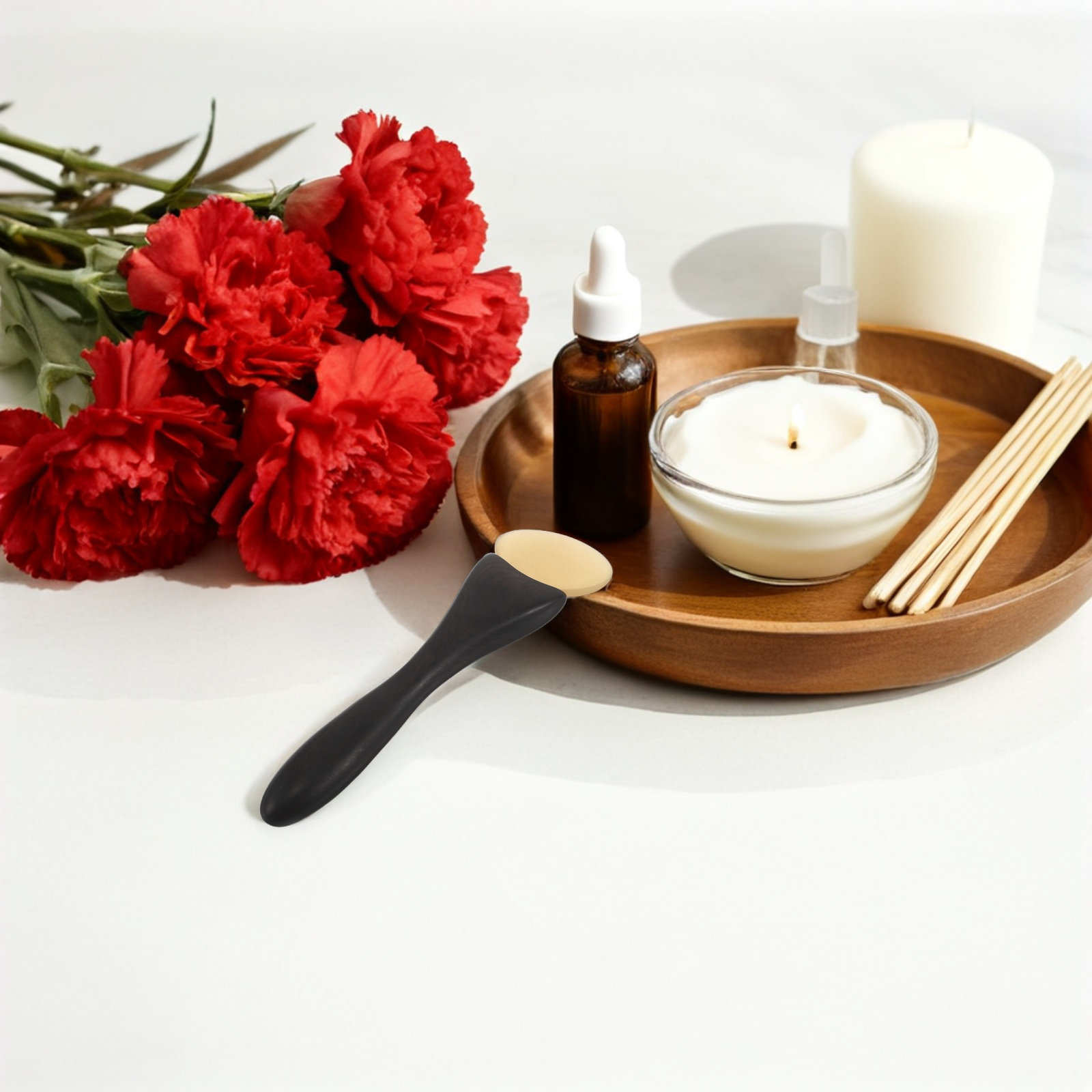 Alat Pijat Wajah Kayu Cendana  - Skincare Natur E ulasan dan harga