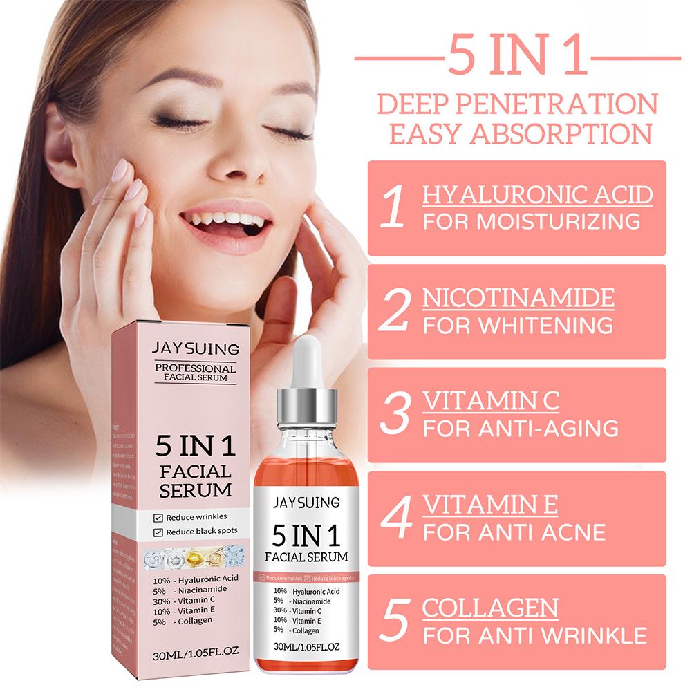 Serum Wajah 5 in 1 Vitamin C M - Skincare Vitamin C ulasan dan harga