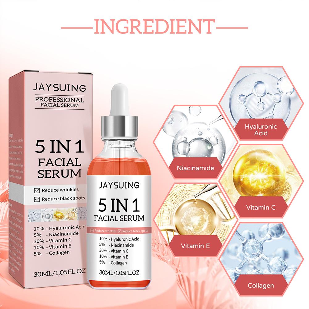 Serum Wajah 5 in 1 Vitamin C M - Skincare Vitamin C ulasan dan harga