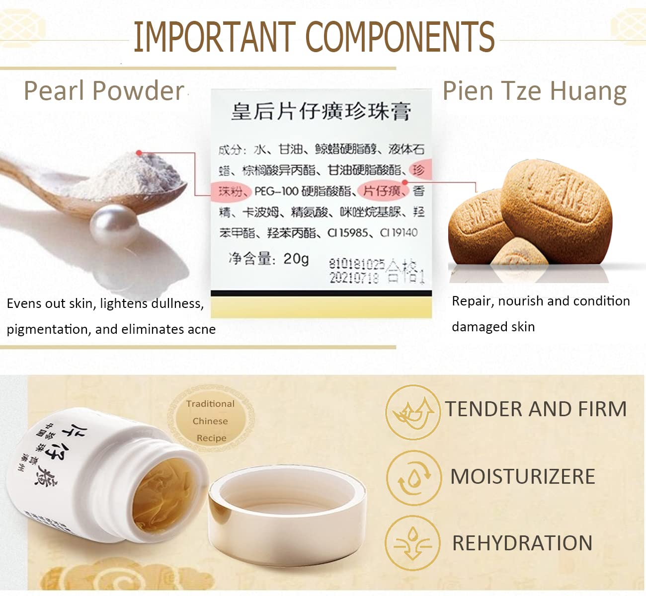 Pien Tze Huang Queen krim pele - Skincare Queen ulasan dan harga