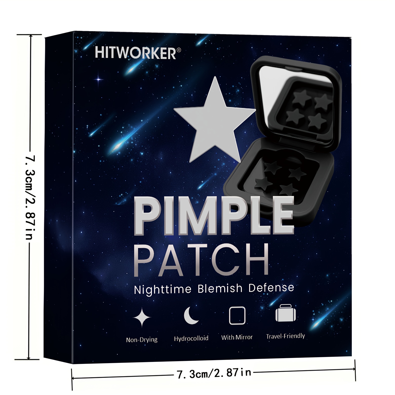 60-Piece Patch Jerawat Hitam B - Hydrocolloid Acne Patch ulasan dan harga