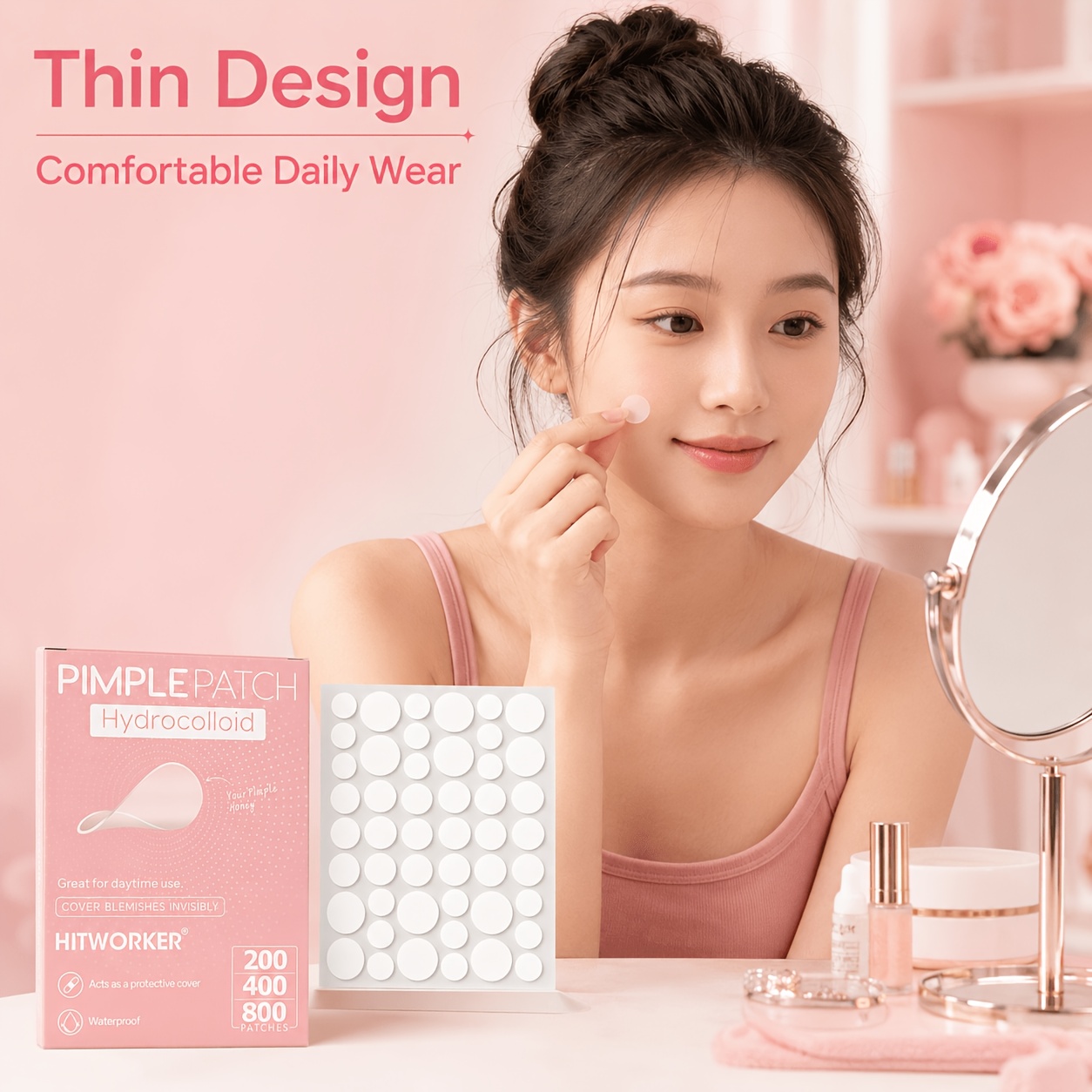 240/480/720pcs Plester Penutup - Hydrocolloid Acne Patch ulasan dan harga